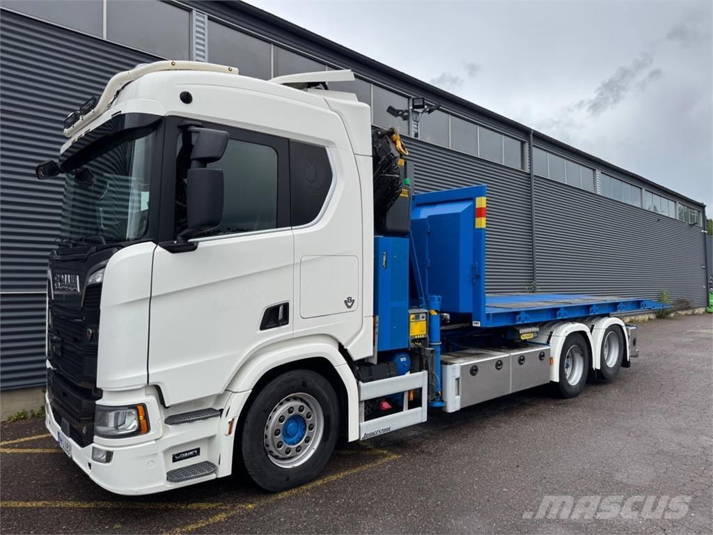 Scania R580 6X2 Araç üzeri vinçler
