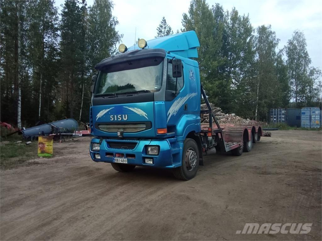 Sisu E12 Orman makinesi taşıma kamyonları