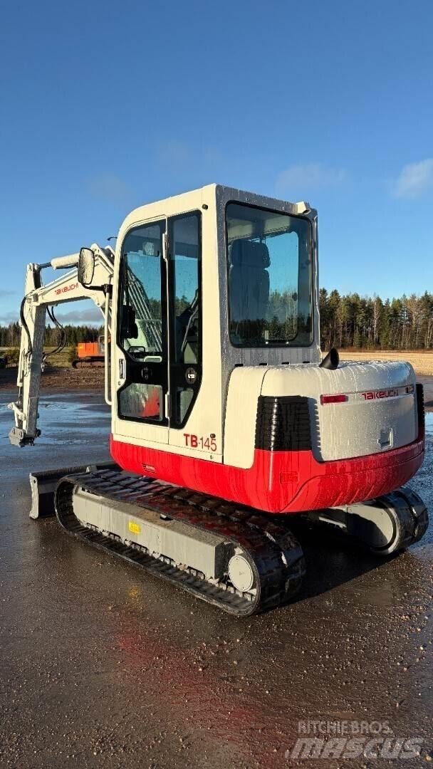 Takeuchi TB145 Mini ekskavatörler, 7 tona dek