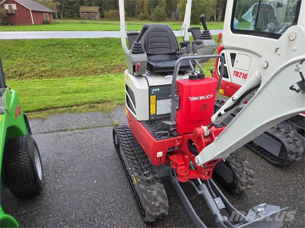 Takeuchi TB210R Mini ekskavatörler, 7 tona dek