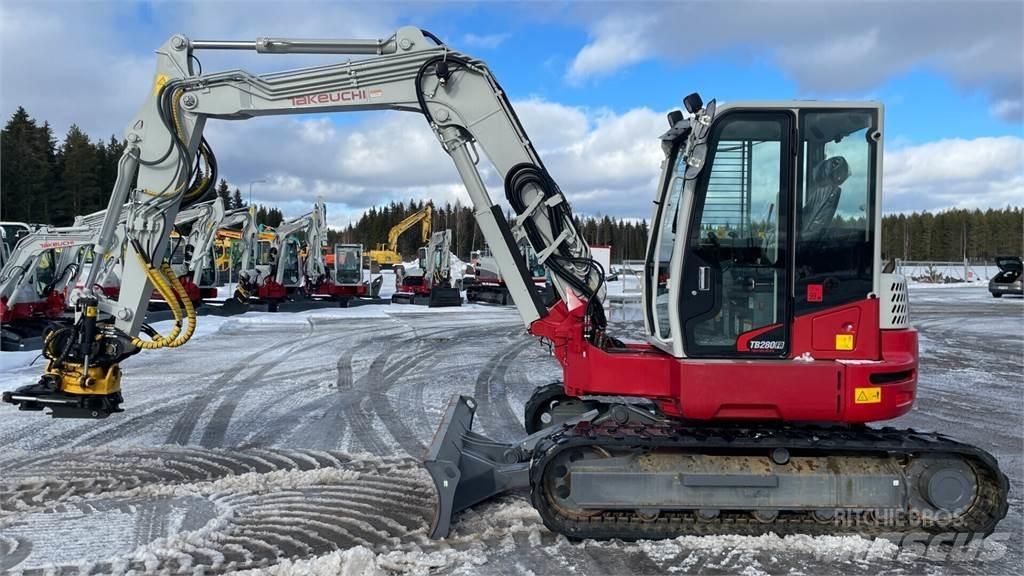 Takeuchi TB280FR Midi ekskavatörler 7 - 12 t