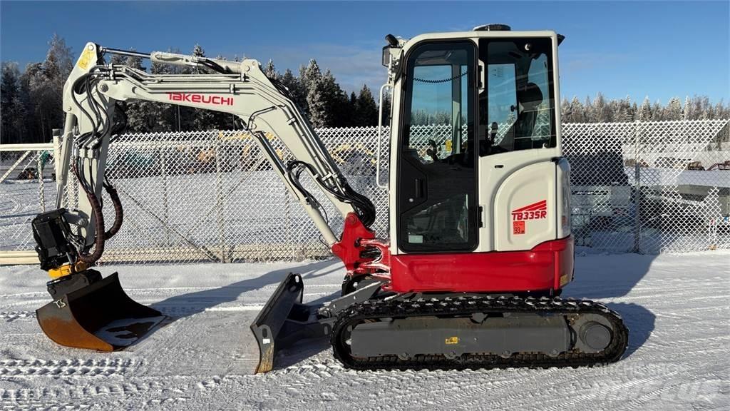 Takeuchi TB335R Mini ekskavatörler, 7 tona dek
