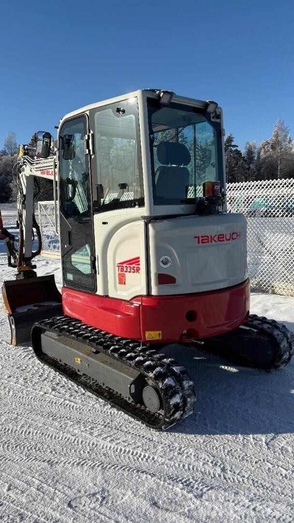 Takeuchi TB335R Mini ekskavatörler, 7 tona dek