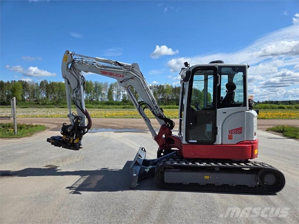 Takeuchi TB350R Mini ekskavatörler, 7 tona dek