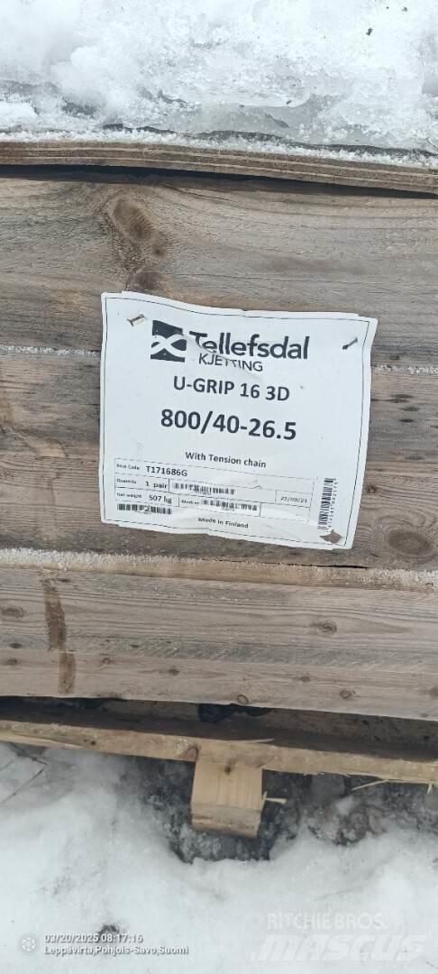 Tellefsdal ketjut Tomruk yükleyici traktörler