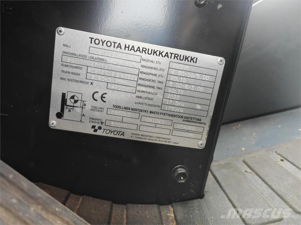 Toyota 42-8FDF18 Dizel forkliftler