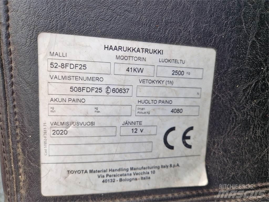 Toyota 52-8FDF25 Dizel forkliftler