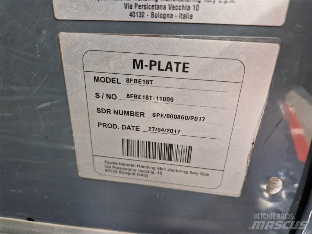 Toyota 8FBE18T Elektrikli forkliftler