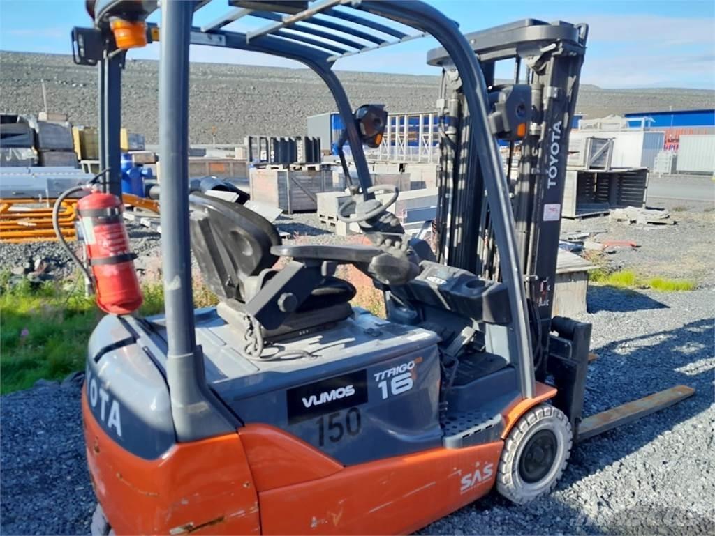 Toyota 8FBET16 Elektrikli forkliftler