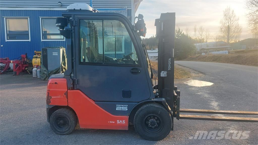 Toyota 8FDF25 Dizel forkliftler