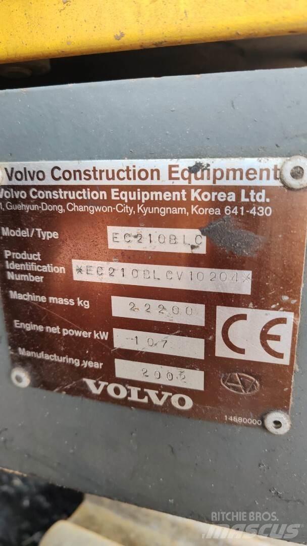 Volvo 210 B Paletli ekskavatörler