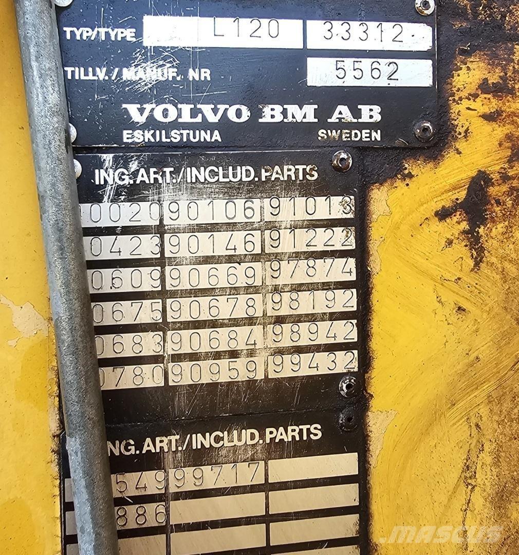 Volvo BM L120 Tekerlekli yükleyiciler