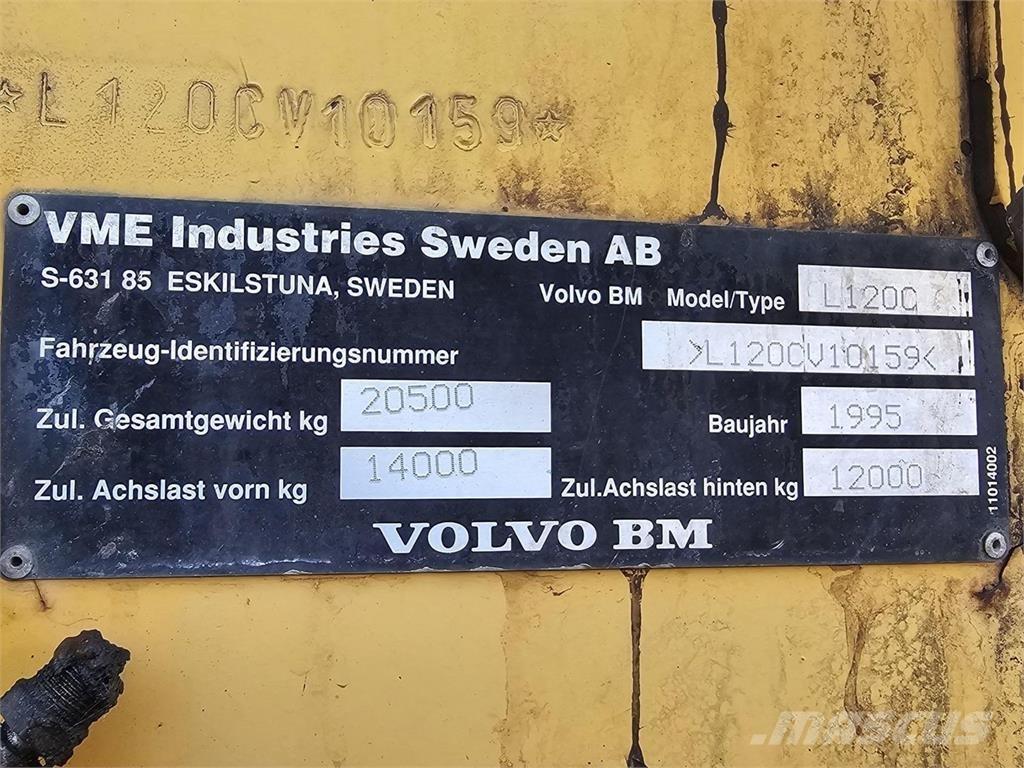 Volvo BM L120C Tekerlekli yükleyiciler