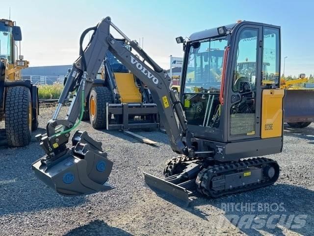 Volvo EC15E Mini ekskavatörler, 7 tona dek