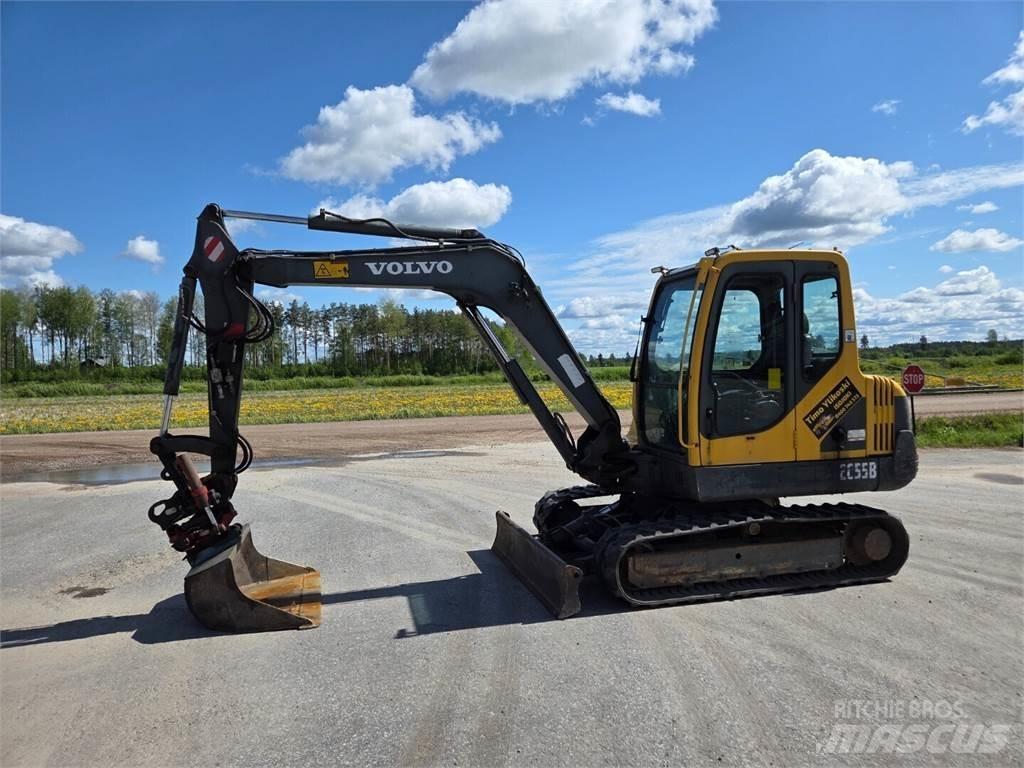 Volvo EC55B Mini ekskavatörler, 7 tona dek