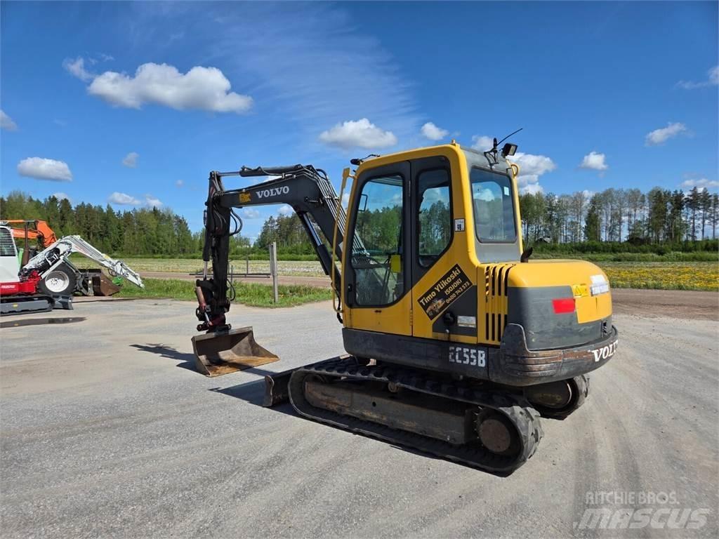 Volvo EC55B Mini ekskavatörler, 7 tona dek
