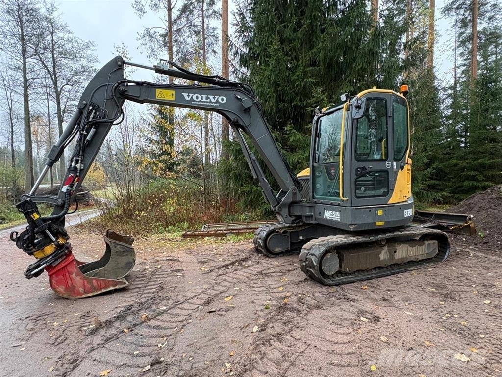 Volvo ECR 58 D Mini ekskavatörler, 7 tona dek
