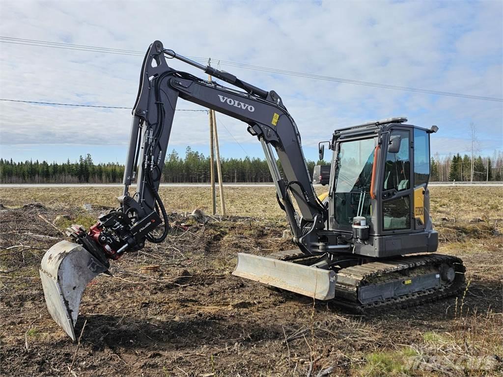 Volvo ECR 58 F Mini ekskavatörler, 7 tona dek