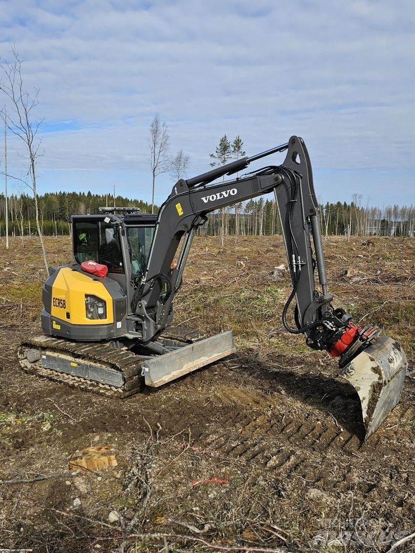 Volvo ECR 58 F Mini ekskavatörler, 7 tona dek