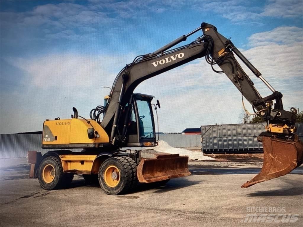 Volvo EW Lastik tekerli ekskavatörler
