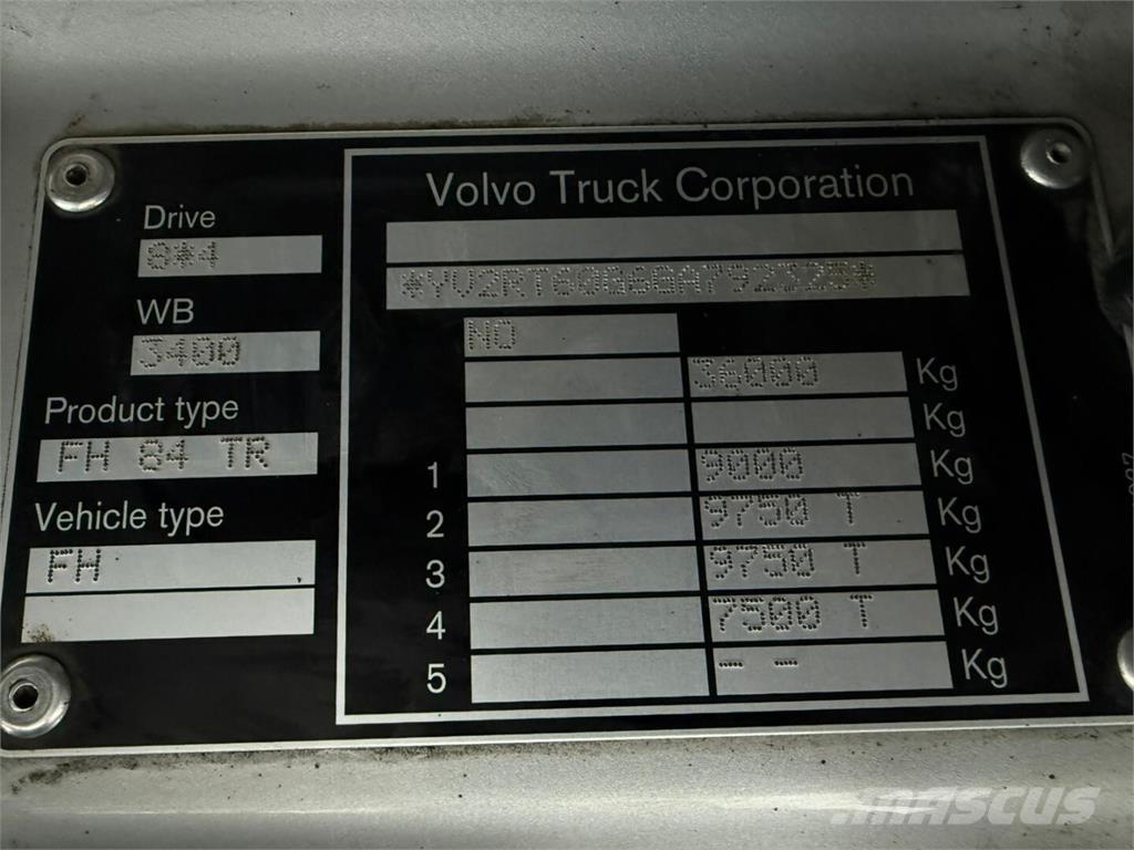 Volvo Fh13 540 Vinçli kamyonlar