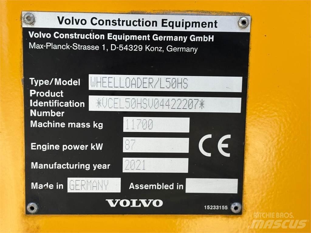 Volvo L 50 H S Tekerlekli yükleyiciler