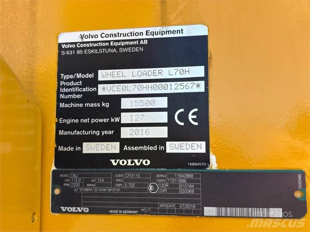 Volvo L 70 H Tekerlekli yükleyiciler