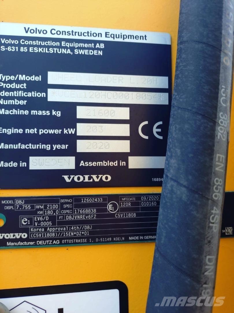Volvo L120H Tekerlekli yükleyiciler