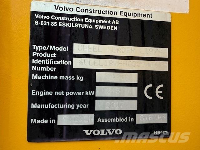 Volvo L180H Tekerlekli yükleyiciler