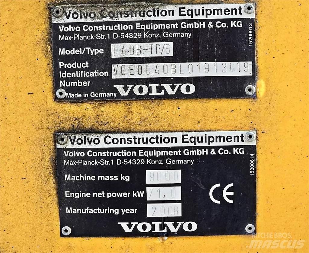 Volvo L40B Tekerlekli yükleyiciler