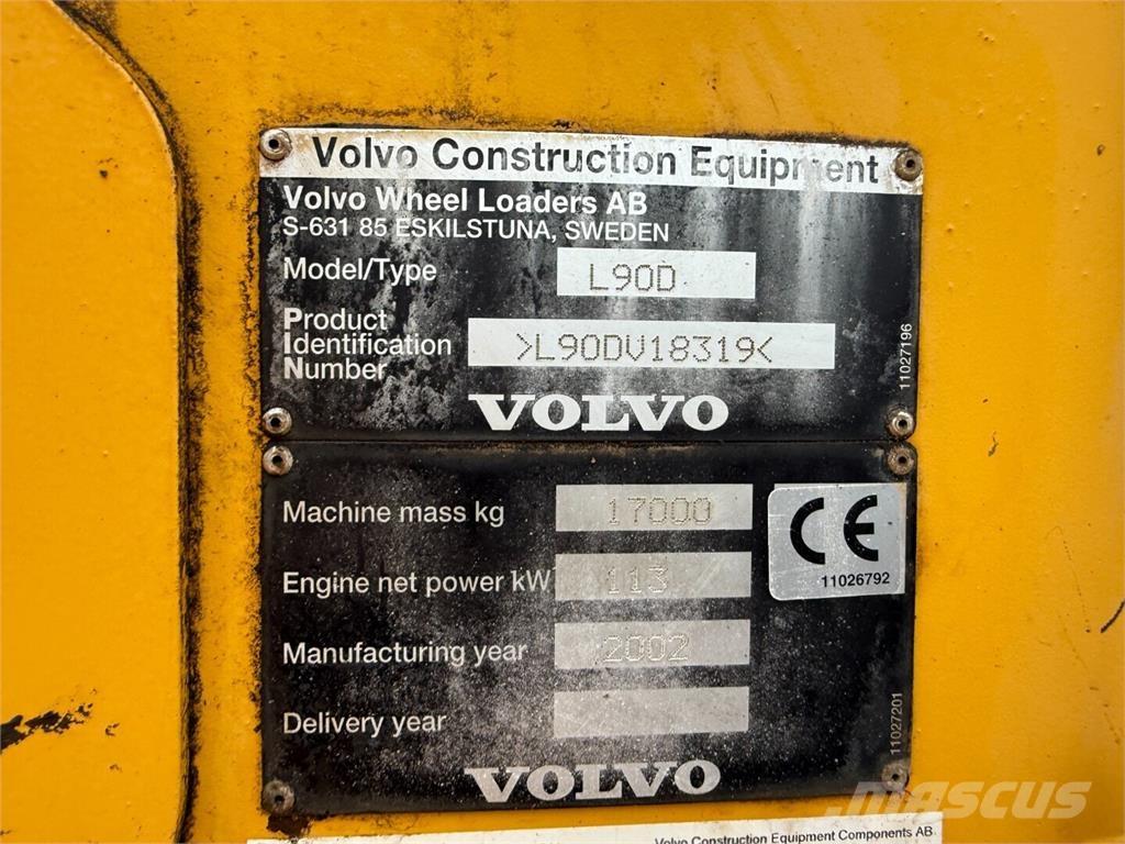 Volvo L90D Tekerlekli yükleyiciler