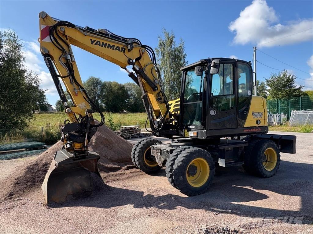 Yanmar B 95 W Lastik tekerli ekskavatörler