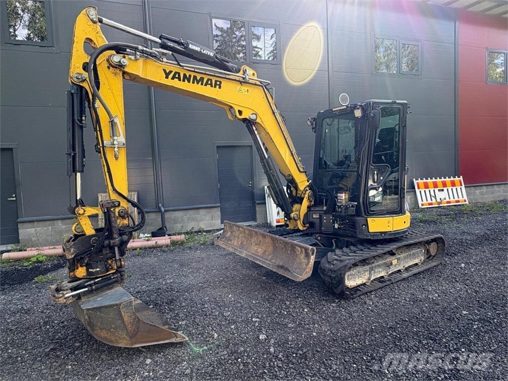 Yanmar VIO 57-6A Mini ekskavatörler, 7 tona dek