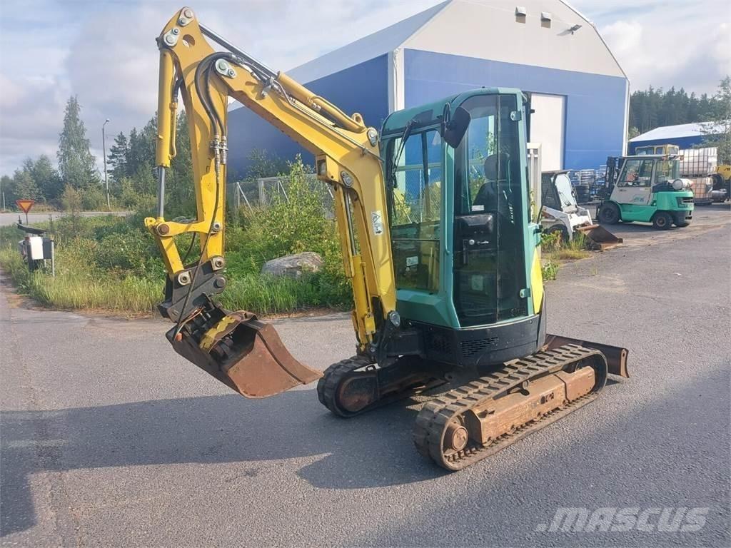 Yanmar Vio25 Mini ekskavatörler, 7 tona dek