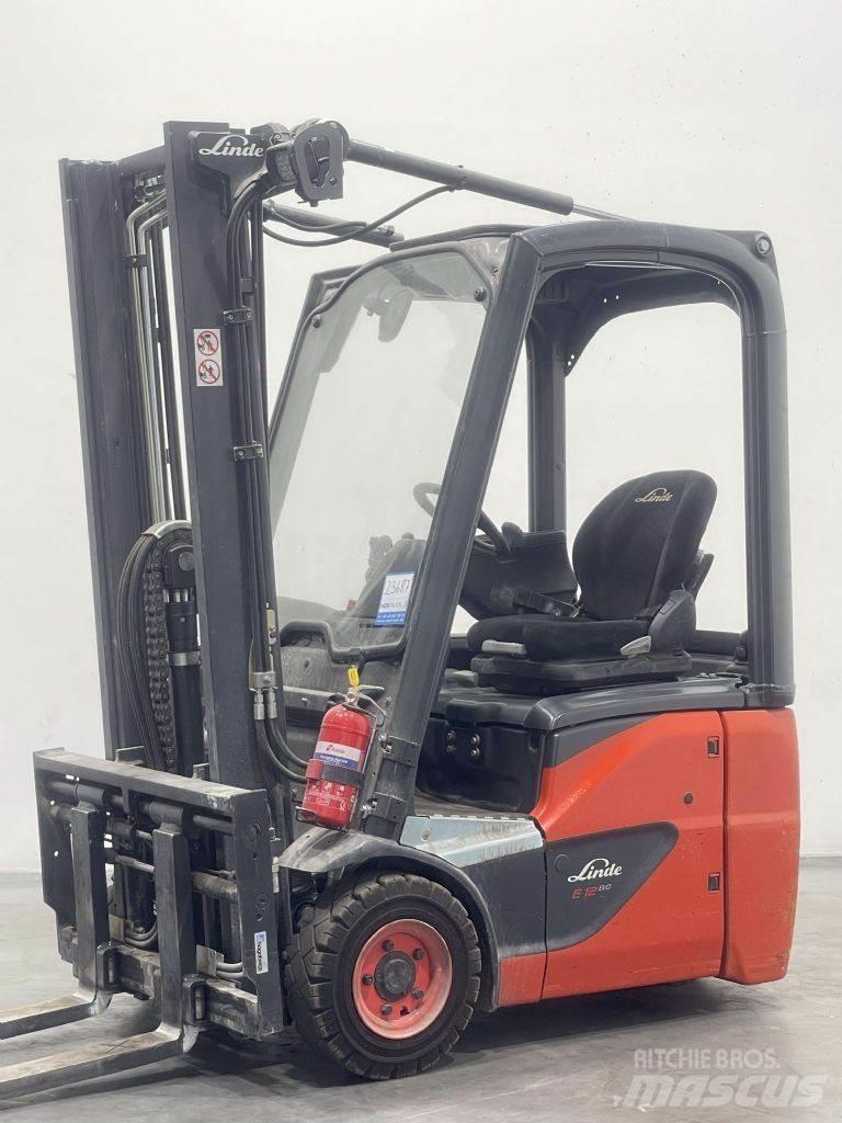 Linde E12-02-386 Elektrikli forkliftler