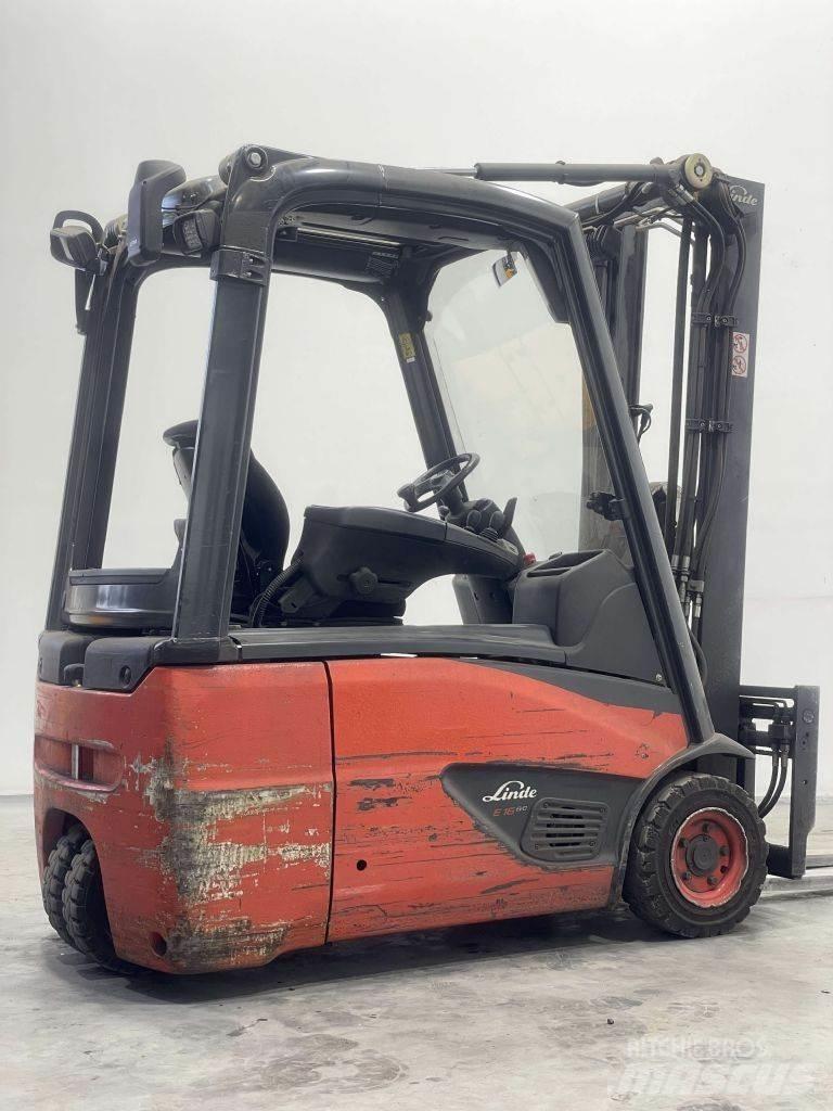 Linde E16-02-386 Elektrikli forkliftler