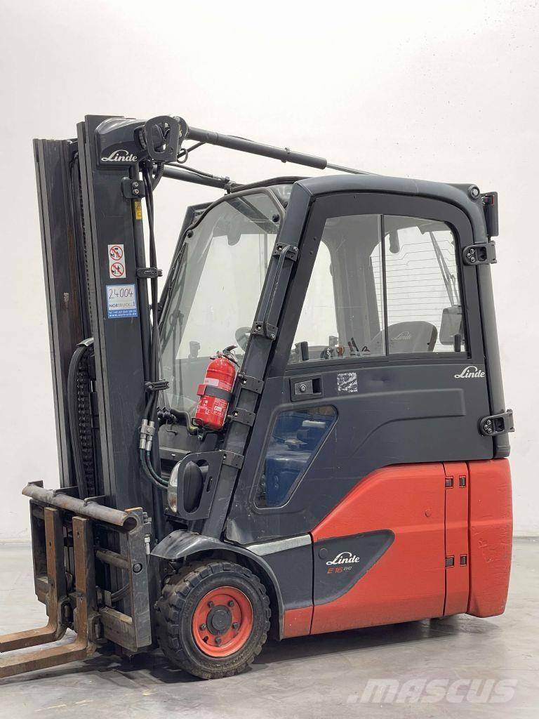 Linde E16-02-386 Elektrikli forkliftler