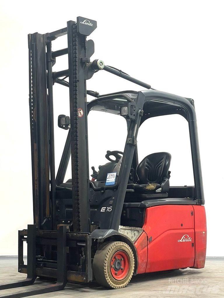 Linde E16-386 Elektrikli forkliftler