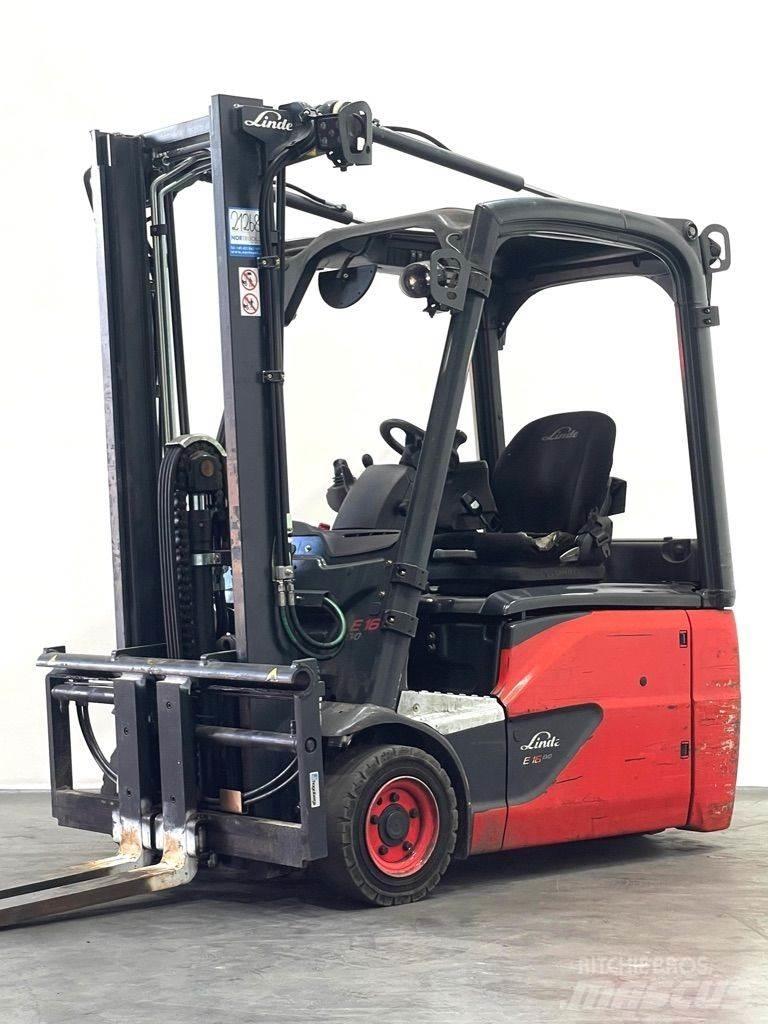 Linde E16-386-EVO Elektrikli forkliftler