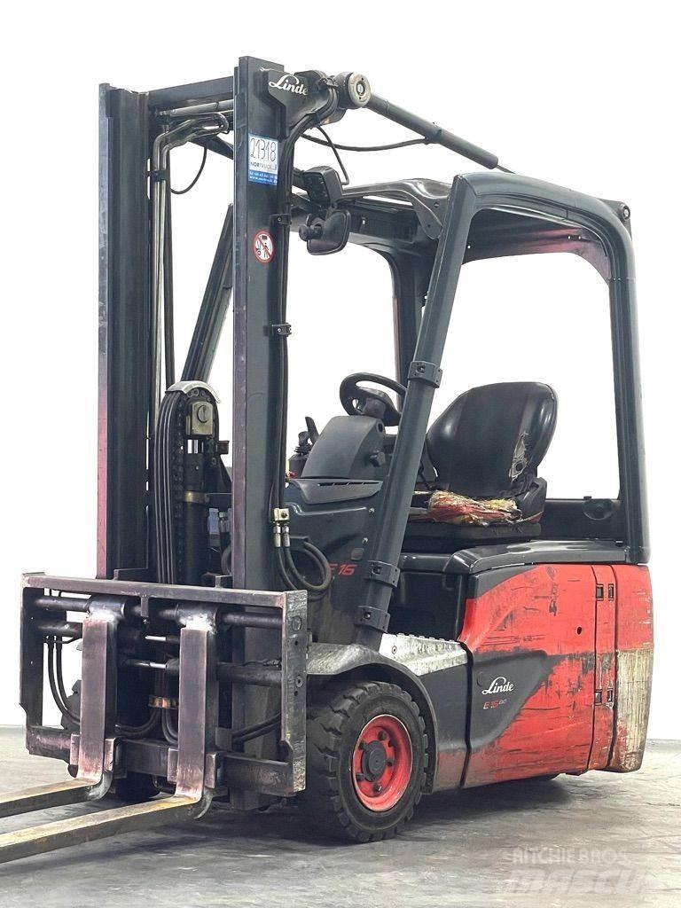 Linde E16-386-EVO Elektrikli forkliftler