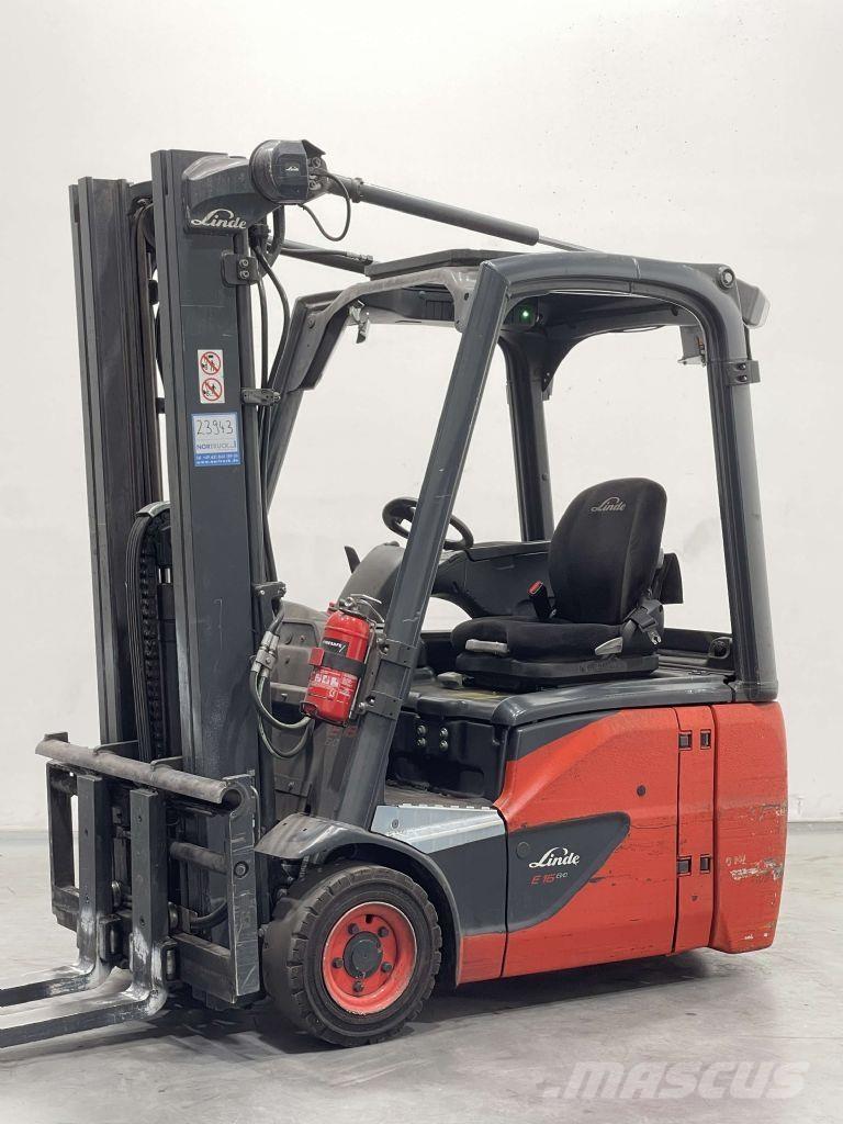 Linde E16C-02-386 Elektrikli forkliftler