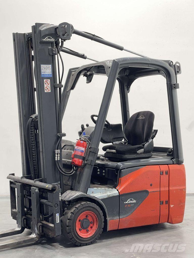Linde E16C-02-386 Elektrikli forkliftler