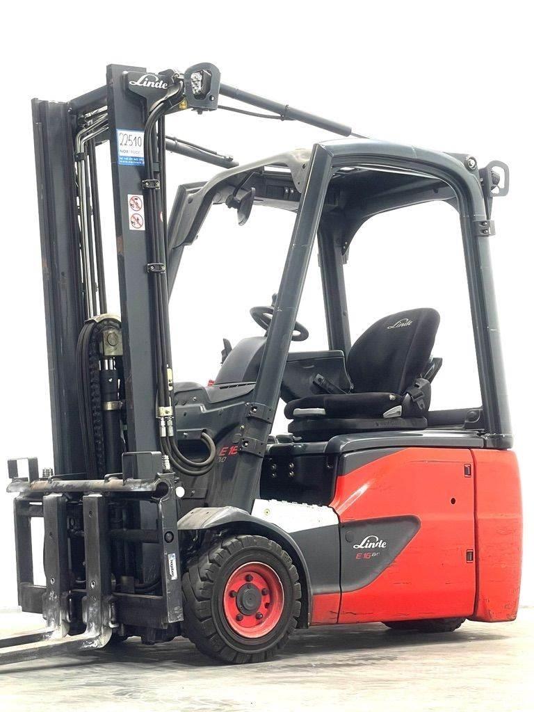 Linde E16C-386-EVO Elektrikli forkliftler