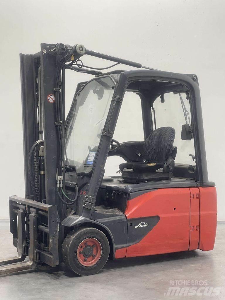 Linde E16L-02-386 Elektrikli forkliftler