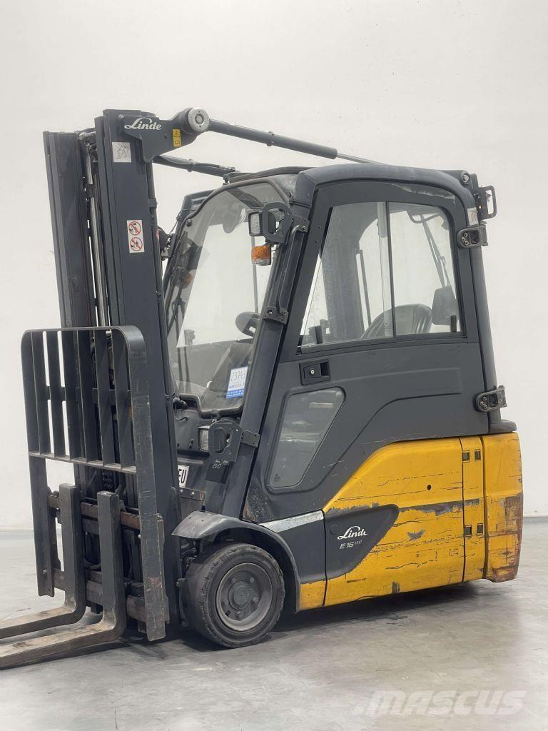 Linde E16L-02-386 Elektrikli forkliftler