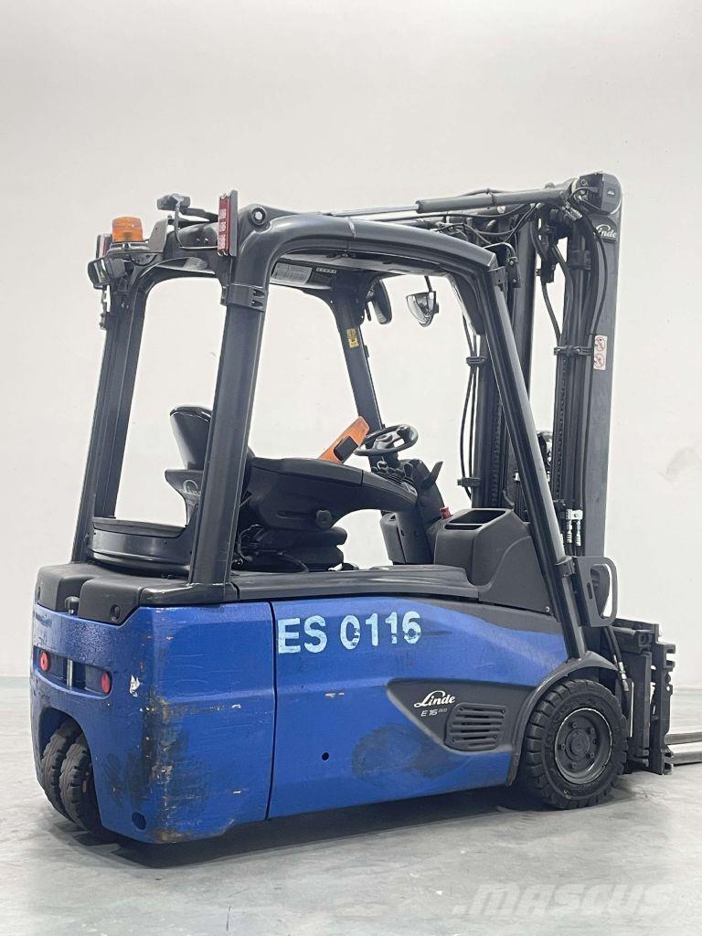 Linde E16L-02-386 Elektrikli forkliftler