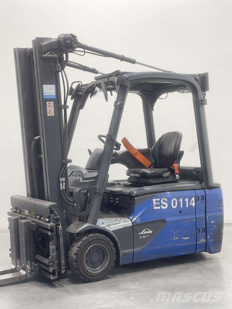 Linde E16L-02-386 Elektrikli forkliftler
