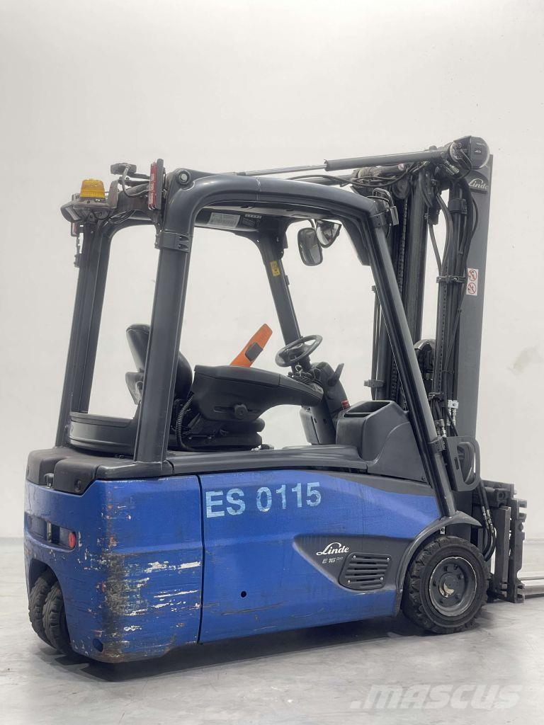 Linde E16L-02-386 Elektrikli forkliftler