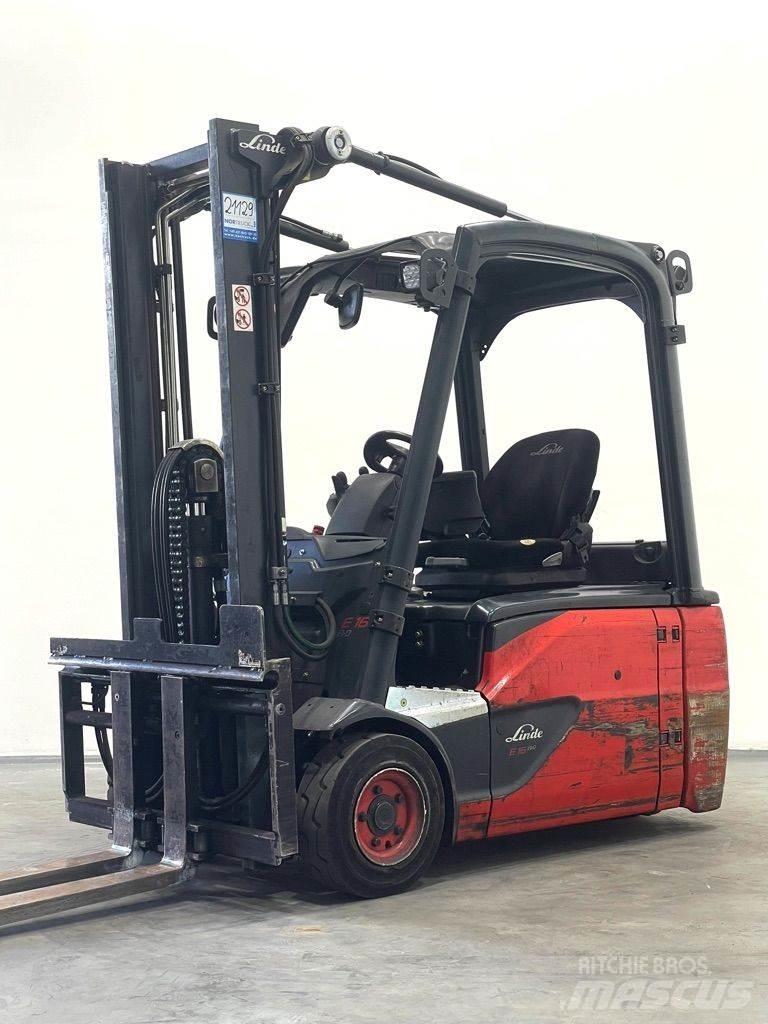 Linde E16L-386-EVO Elektrikli forkliftler