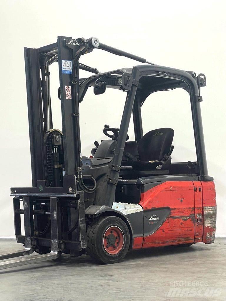 Linde E16L-386-EVO Elektrikli forkliftler
